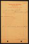 Primary view of [Order Form for Dairy Feed, October 1951]