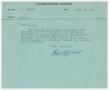 Letter: [Letter from T. L. James to D. W. Kempner, April 22, 1949]