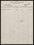 Primary view of [Invoice for Eight Sacks of Dairy Feed Sold to D. W. Kempner]