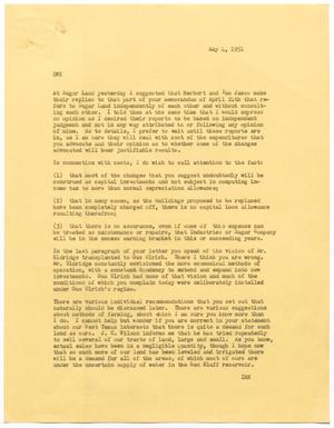 [Letter from I. H. Kempner to D. W. Kempner, May 4, 1951]