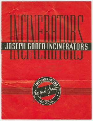 Primary view of object titled '[Joseph Goder Incinerators]'.