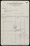 Primary view of [Invoice for Repairs by Sugarland Motor Company]