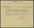 Letter: [Letter from T. L. James to D. W. Kempner, December 4, 1950]