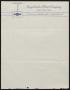 Primary view of [Stationery With Letterhead for Sugarland Motor Company]