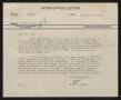 Letter: [Letter from T. L. James to D. W. Kempner, September 7, 1951]