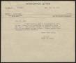 Primary view of [Letter from T. L. James to D. W. Kempner, May 10, 1950]