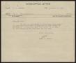 Letter: [Letter from T. L. James to D. W. Kempner, November 21, 1950]