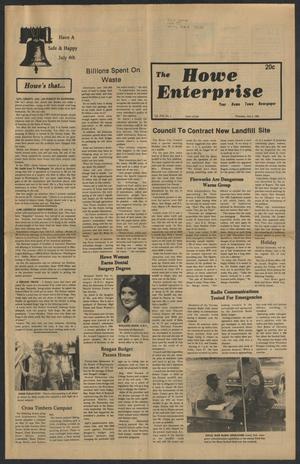 The Howe Enterprise (Howe, Tex.), Vol. 17, No. 1, Ed. 1 Thursday, July 2, 1981