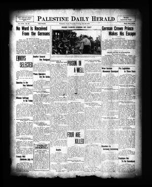 Palestine Daily Herald (Palestine, Tex), Vol. 18, No. 47, Ed. 1 Thursday, June 26, 1919