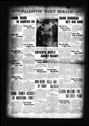 Palestine Daily Herald (Palestine, Tex), Vol. 15, No. 218, Ed. 1 Friday, December 29, 1916
