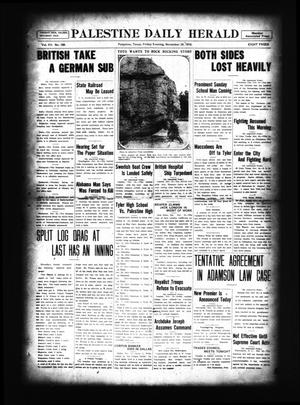 Palestine Daily Herald (Palestine, Tex), Vol. 15, No. 189, Ed. 1 Friday, November 24, 1916
