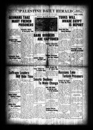 Palestine Daily Herald (Palestine, Tex), Vol. 13, No. 109, Ed. 1 Wednesday, January 13, 1915