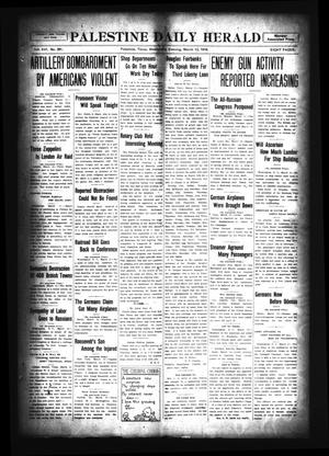Palestine Daily Herald (Palestine, Tex), Vol. 16, No. 281, Ed. 1 Wednesday, March 13, 1918