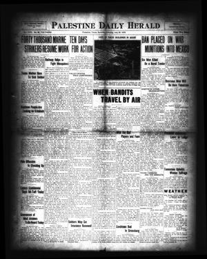 Palestine Daily Herald (Palestine, Tex), Vol. 18, No. 46, Ed. 1 Saturday, July 26, 1919