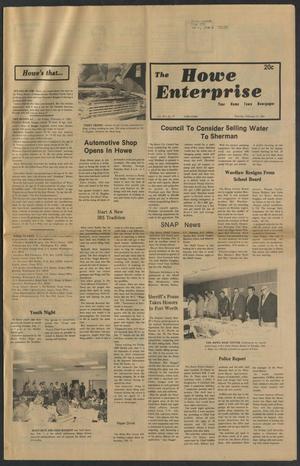 The Howe Enterprise (Howe, Tex.), Vol. 16, No. 33, Ed. 1 Thursday, February 12, 1981
