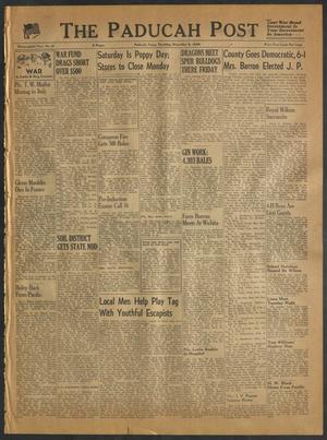 The Paducah Post (Paducah, Tex.), Vol. 38, No. 31, Ed. 1 Thursday, November 9, 1944