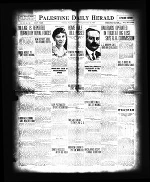 Palestine Daily Herald (Palestine, Tex), Vol. 19, No. 155, Ed. 1 Tuesday, December 21, 1920
