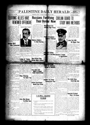 Palestine Daily Herald (Palestine, Tex), Vol. 13, No. 264, Ed. 1 Tuesday, July 13, 1915