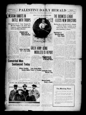 Palestine Daily Herald (Palestine, Tex), Vol. 14, No. 14, Ed. 1 Friday, September 24, 1915