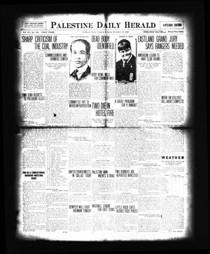 Palestine Daily Herald (Palestine, Tex), Vol. 19, No. 149, Ed. 1 Tuesday, December 14, 1920