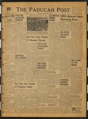 The Paducah Post (Paducah, Tex.), Vol. 37, No. 6, Ed. 1 Friday, May 21, 1943