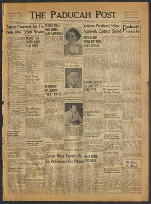 The Paducah Post (Paducah, Tex.), Vol. 40, No. 21, Ed. 1 Thursday, August 29, 1946