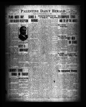 Palestine Daily Herald (Palestine, Tex), Vol. 18, No. 35, Ed. 1 Wednesday, June 11, 1919