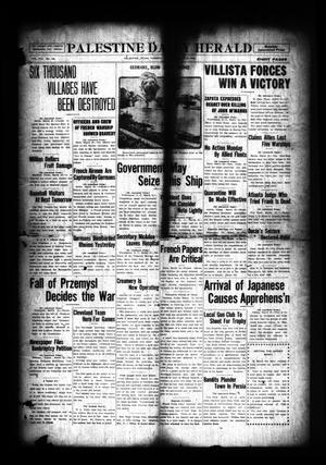 Palestine Daily Herald (Palestine, Tex), Vol. 13, No. 168, Ed. 1 Tuesday, March 23, 1915
