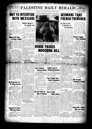 Palestine Daily Herald (Palestine, Tex), Vol. 15, No. 242, Ed. 1 Friday, January 26, 1917