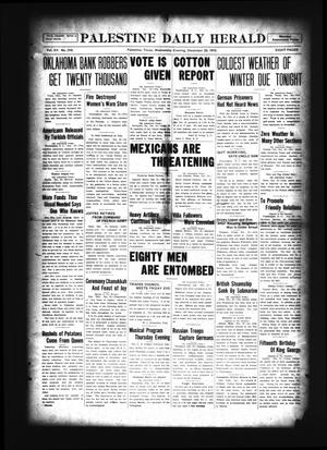Palestine Daily Herald (Palestine, Tex), Vol. 15, No. 210, Ed. 1 Wednesday, December 20, 1916
