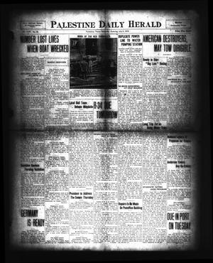 Palestine Daily Herald (Palestine, Tex), Vol. 18, No. 28, Ed. 1 Saturday, July 5, 1919