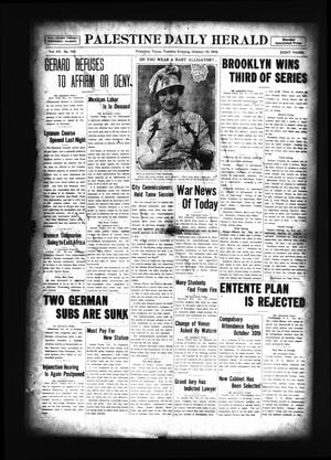 Palestine Daily Herald (Palestine, Tex), Vol. 15, No. 150, Ed. 1 Tuesday, October 10, 1916
