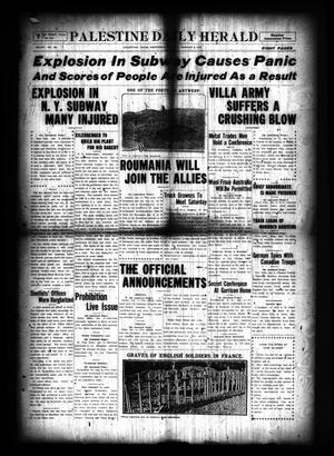 Palestine Daily Herald (Palestine, Tex), Vol. 13, No. 103, Ed. 1 Wednesday, January 6, 1915