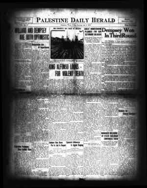 Palestine Daily Herald (Palestine, Tex), Vol. 18, No. 27, Ed. 1 Friday, July 4, 1919