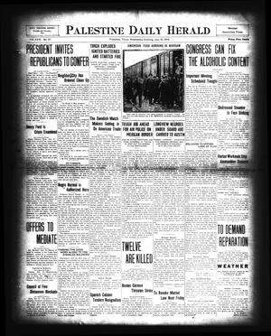 Palestine Daily Herald (Palestine, Tex), Vol. 18, No. 37, Ed. 1 Wednesday, July 16, 1919