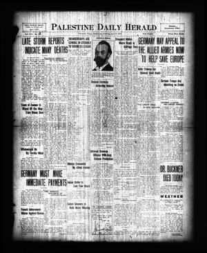 Palestine Daily Herald (Palestine, Tex), Vol. 17, No. 294, Ed. 1 Wednesday, April 9, 1919