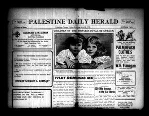 Palestine Daily Herald (Palestine, Tex), Vol. [13], No. [279], Ed. 1 Friday, July 30, 1915