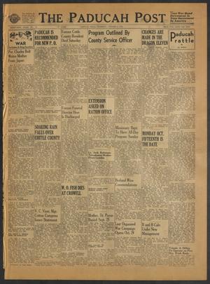 The Paducah Post (Paducah, Tex.), Vol. 39, No. 26, Ed. 1 Thursday, October 4, 1945