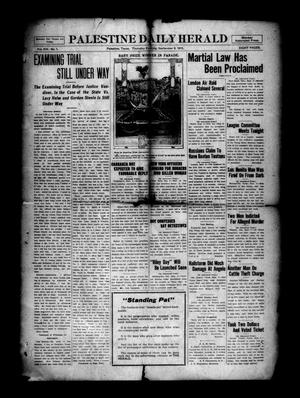 Palestine Daily Herald (Palestine, Tex), Vol. 14, No. 1, Ed. 1 Thursday, September 9, 1915