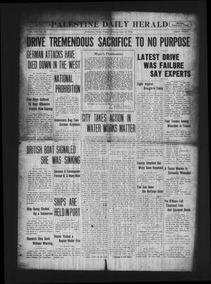 Palestine Daily Herald (Palestine, Tex), Vol. 17, No. 48, Ed. 1 Friday, June 14, 1918