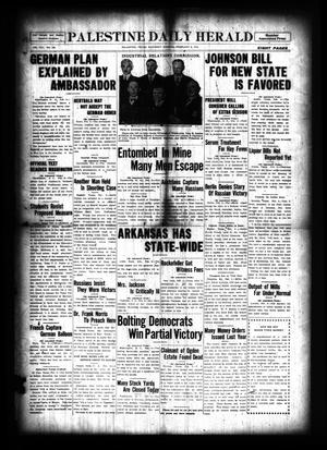 Palestine Daily Herald (Palestine, Tex), Vol. 13, No. 130, Ed. 1 Saturday, February 6, 1915