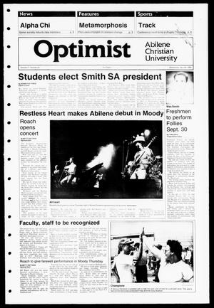 The Optimist (Abilene, Tex.), Vol. 77, No. 55, Ed. 1, Wednesday, April 26, 1989