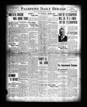 Palestine Daily Herald (Palestine, Tex), Vol. 18, No. 32, Ed. 1 Saturday, June 7, 1919