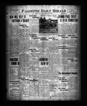 Primary view of object titled 'Palestine Daily Herald (Palestine, Tex), Vol. 18, No. 37, Ed. 1 Friday, June 13, 1919'.
