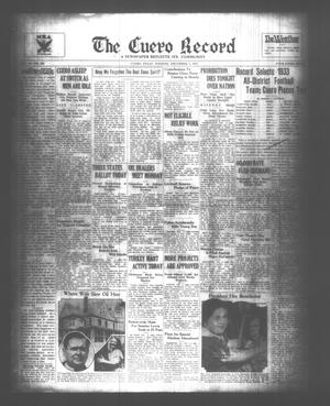The Cuero Record (Cuero, Tex.), Vol. 39, No. 289, Ed. 1 Tuesday, December 5, 1933