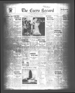 Primary view of object titled 'The Cuero Record (Cuero, Tex.), Vol. 39, No. 293, Ed. 1 Sunday, December 10, 1933'.