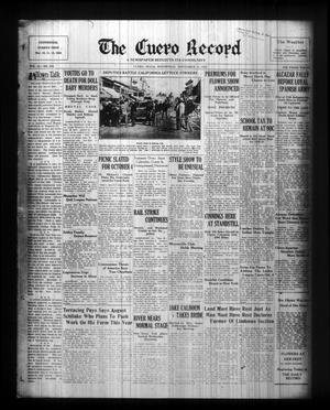 The Cuero Record (Cuero, Tex.), Vol. 42, No. 224, Ed. 1 Wednesday, September 23, 1936