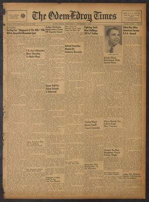 The Odem-Edroy Times (Odem, Tex.), Vol. 8, No. 46, Ed. 1 Wednesday, November 7, 1956