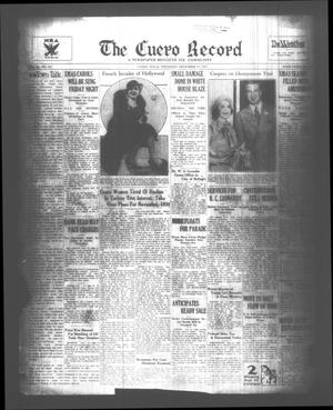 The Cuero Record (Cuero, Tex.), Vol. 39, No. 303, Ed. 1 Thursday, December 21, 1933