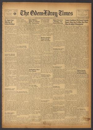 The Odem-Edroy Times (Odem, Tex.), Vol. 6, No. 25, Ed. 1 Wednesday, June 16, 1954